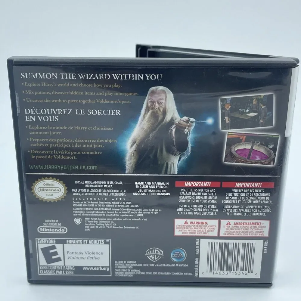 Harry Potter And The Half-Blood Prince, Nintendo DS, -CASE ONLY- no game
